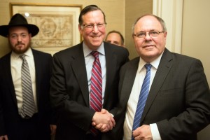 Ari Schonbrun with Ambassador Dani Dayan - Consul General of Israel in New York.Hampton Israel Forum: "Israel in the 21st Century Challenges and Opportunities"