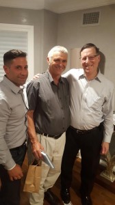Ari with Yaakov Morgenstern and Amichai Ariel